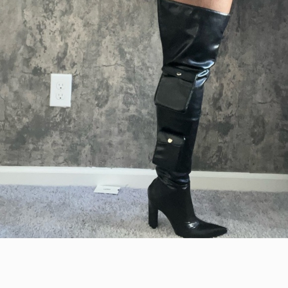 Black Knee-High Women's Boots